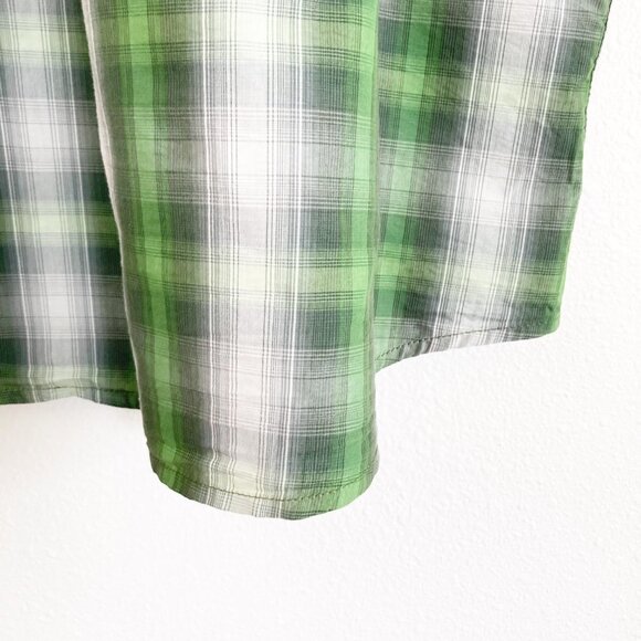 Prana Plaid Short Sleeve Button Down Shirt - Picture 7 of 12